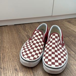 Checker-Print Vans